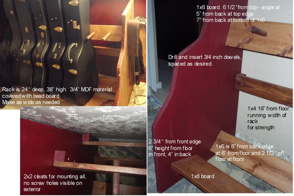 Guitar Case Rack - The Acoustic Guitar Forum